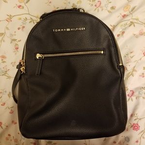 mini black backpack